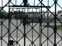 Arbeit Macht Frei / Work Makes Free! - gate at Dachau concentration camp
